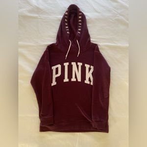 XS Maroon Victoria’s Secret Pink Hoodie